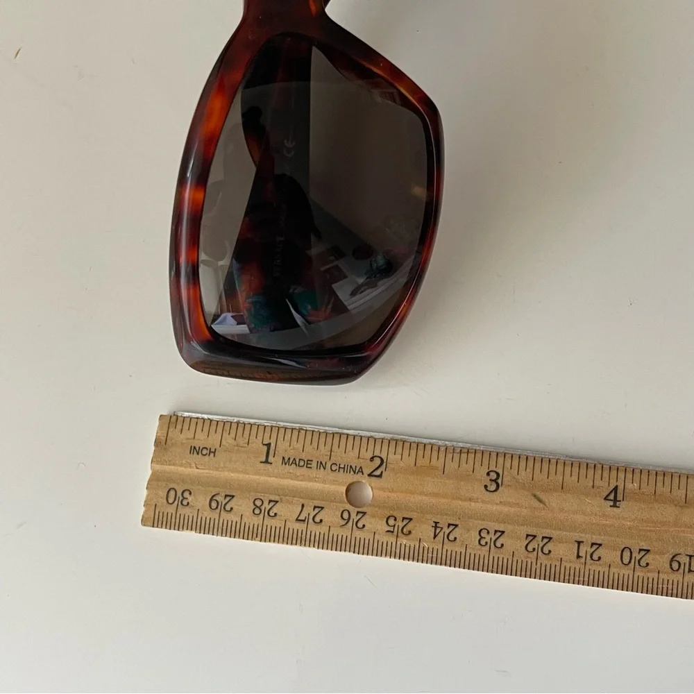 VERSACE  Y2K sunglasses wrapped around brown